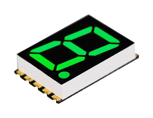 DSM7TA56105T DISPLAY, SEVEN SEGMENT, 14.22MM, GREEN VCC (VISUAL COMMUNICATIONS COMPANY)
