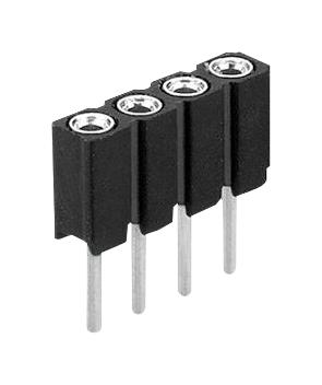801-87-004-10-001101 CONNECTOR, RCPT, 4POS, 1ROW, 2.54MM PRECI-DIP
