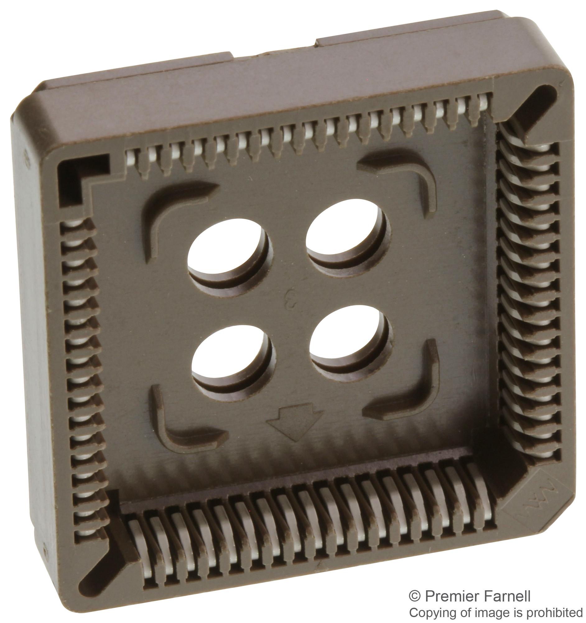 940-44-068-24-000000 . PLCC SOCKET, 68POS, 2.54MM, TH MILL MAX