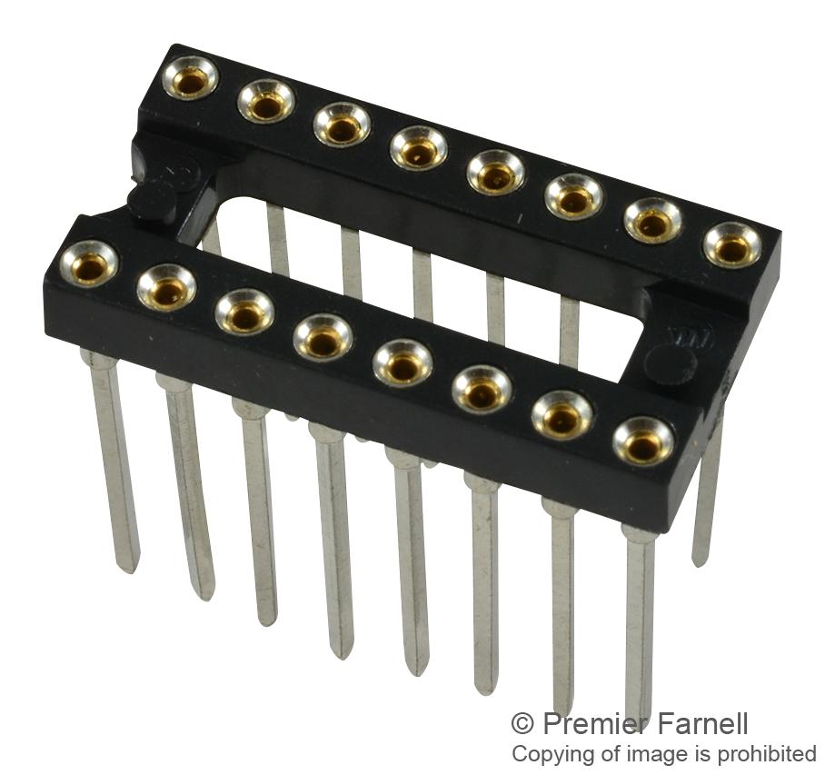 123-93-316-41-001000 . DIP SOCKET, 16POS, THROUGH HOLE MILL MAX