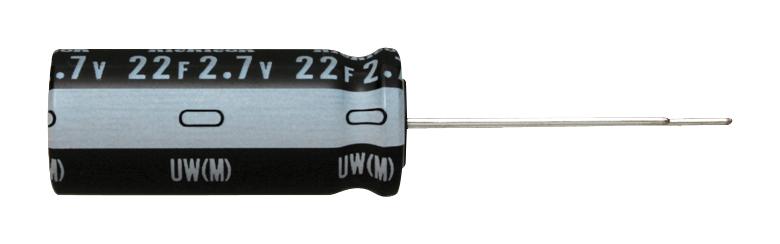 JUWT1105MCD CAP, 1F, 2.7V, 20%, DOUBLE LAYER, RADIAL NICHICON