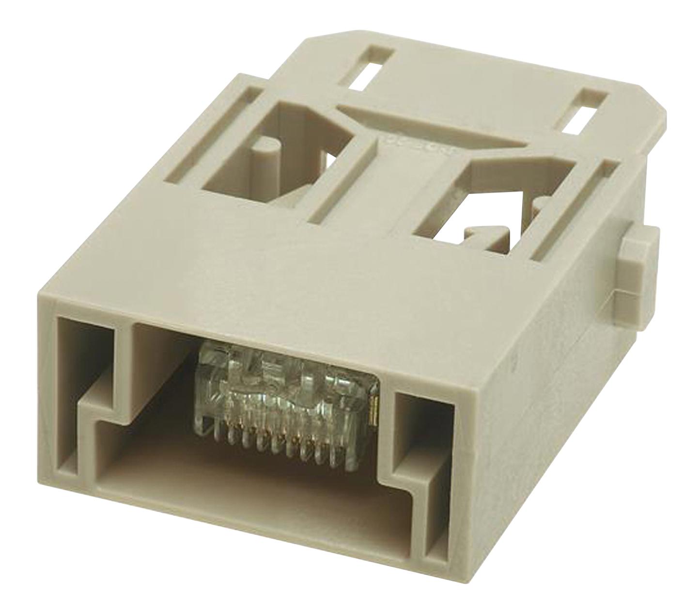 09140014622 INSERT FRAME, RJ45, POLYCARBONATE HARTING