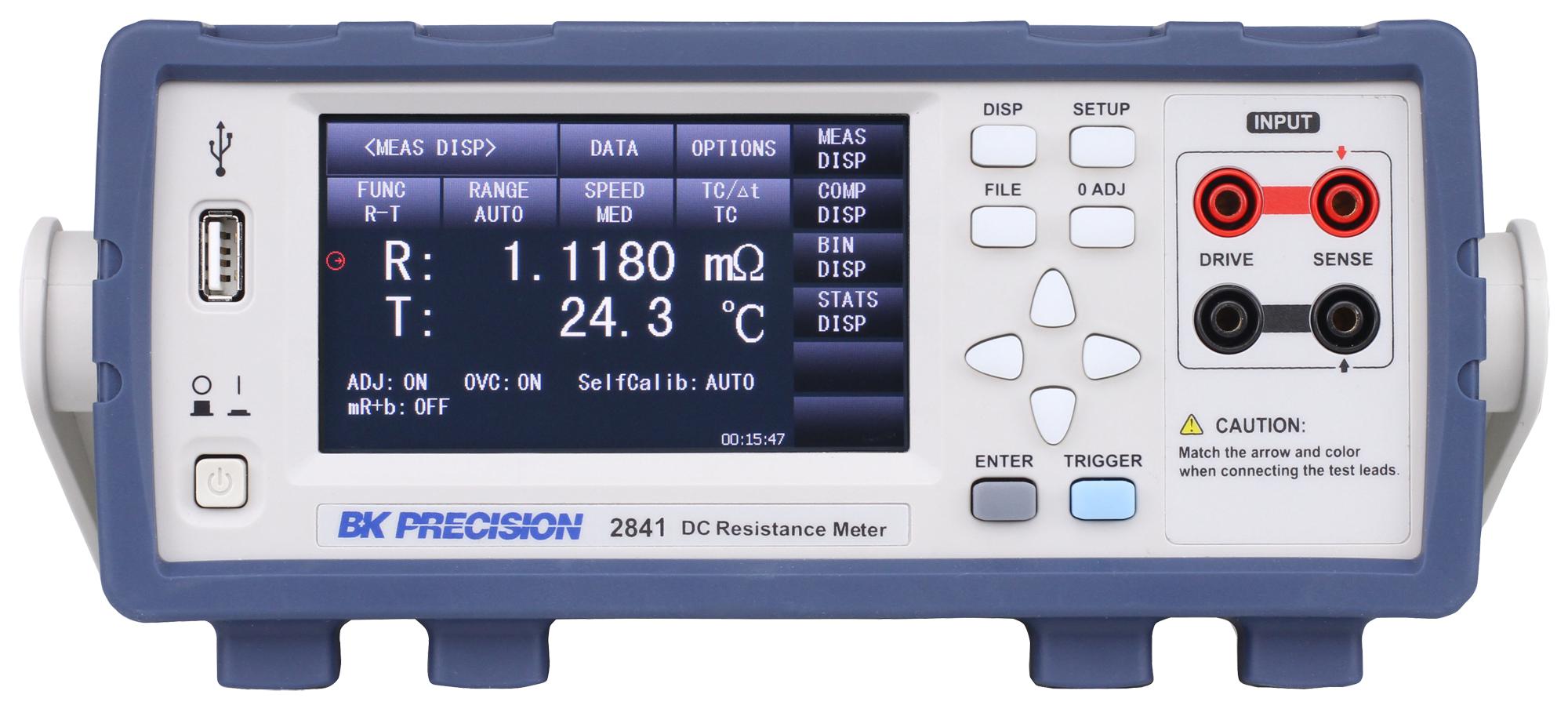 BK2841 DIGITAL OHMMETER, 100MOHM, 4-WIRE B&K PRECISION