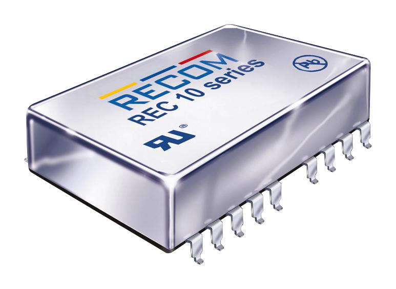 REC10-1205SRW/H2/A/M DC-DC CONVERTER, 5V, 2A RECOM POWER