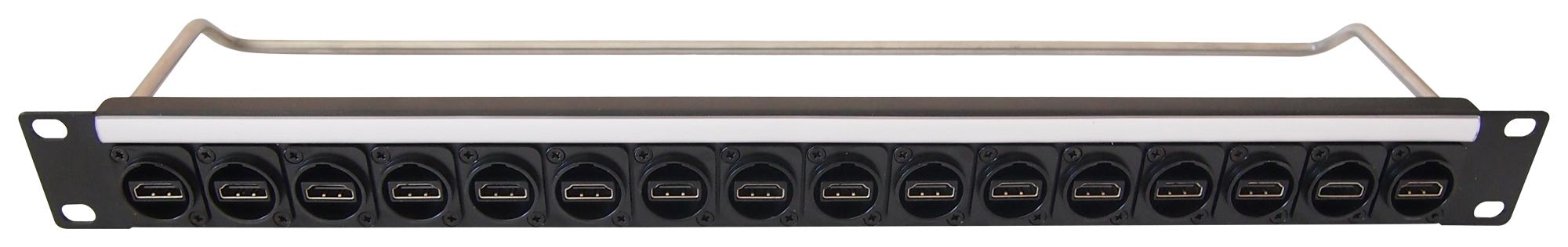 CP30174 PATCH PANEL, HDMI A, 16PORT, 1U, M3 HOLE CLIFF ELECTRONIC COMPONENTS