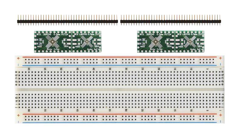 204-0016-31 16,20PIN QFP&QFN ADAPTER WITH BREADBOARD SCHMARTBOARD