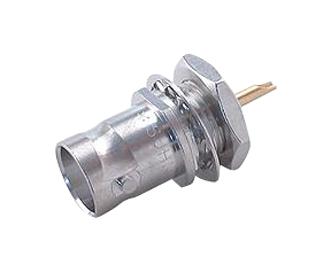 22_BNC-50-0-4/133_NE RF COAXIAL, BNC JACK, 50 OHM, PANEL HUBER+SUHNER