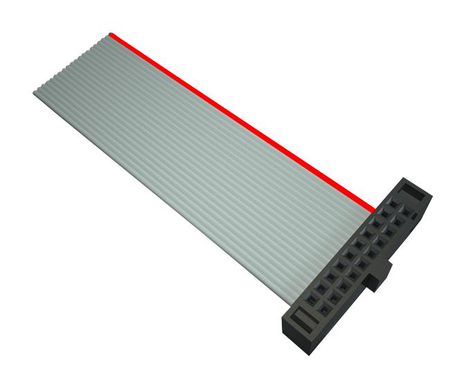 FFSD-10-S-02.00-01-F-N CABLE, IDC RCPT-FREE END, 20P, 50.8MM SAMTEC