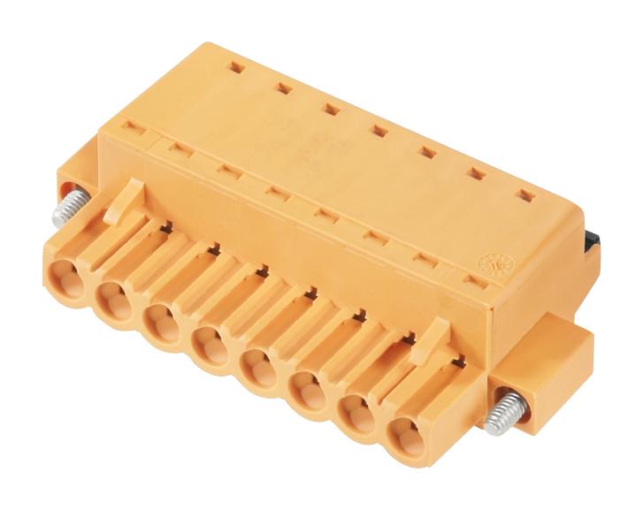 1013140000 TERMINAL BLOCK, PLUGGABLE, 7POS, 12AWG WEIDMULLER