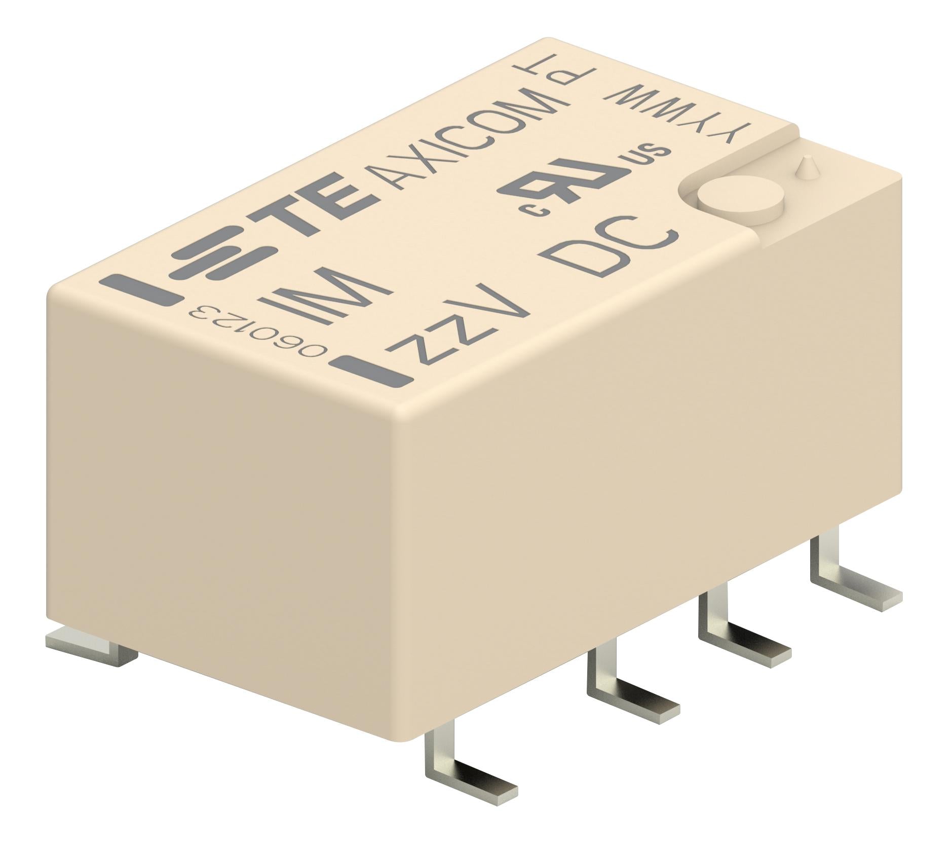 IM01CGR SIGNAL RELAY, DPDT, 2A, 250VAC, SMD AXICOM - TE CONNECTIVITY