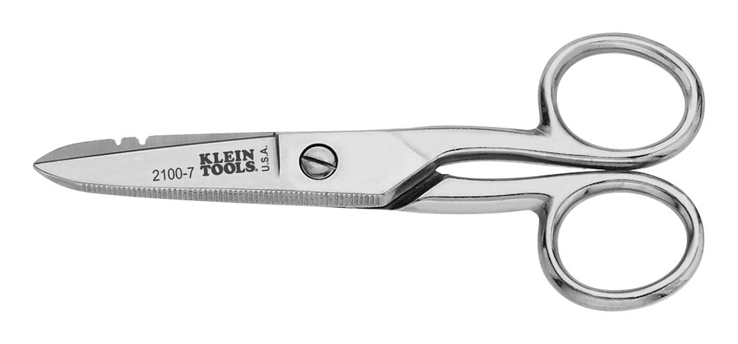 2100-7 ELECTRICIAN SCISSOR, STEEL, 133.4MM KLEIN TOOLS