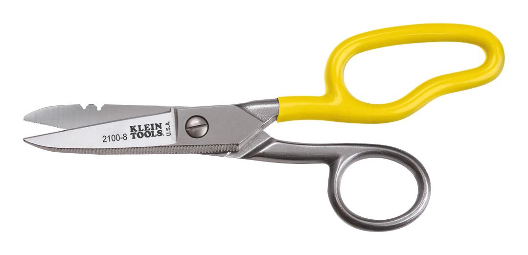 2100-8 ELECTRICIAN SCISSOR, SS, 160.3MM KLEIN TOOLS