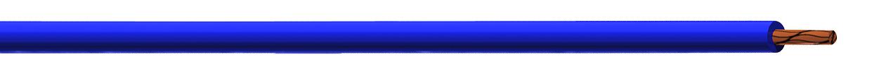 61.7554-999-23 HOOK-UP WIRE, 1MM2, BLUE, 25M, 600V STAUBLI