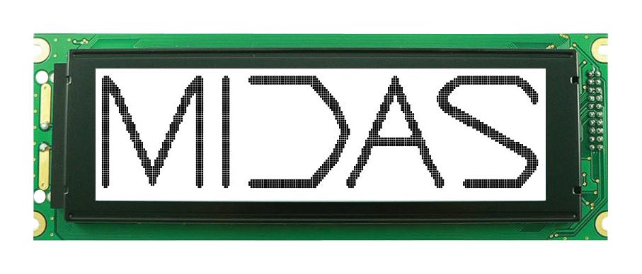 MC240064GD6W-FPTLW LCD GRAPHIC DISPLAY, 240X64P, FSTN, 5V MIDAS