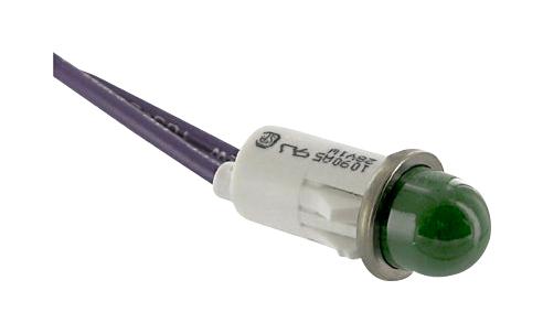1090A5-28V INCANDESCENT INDICATOR, ROUND, 28V VCC (VISUAL COMMUNICATIONS COMPANY)