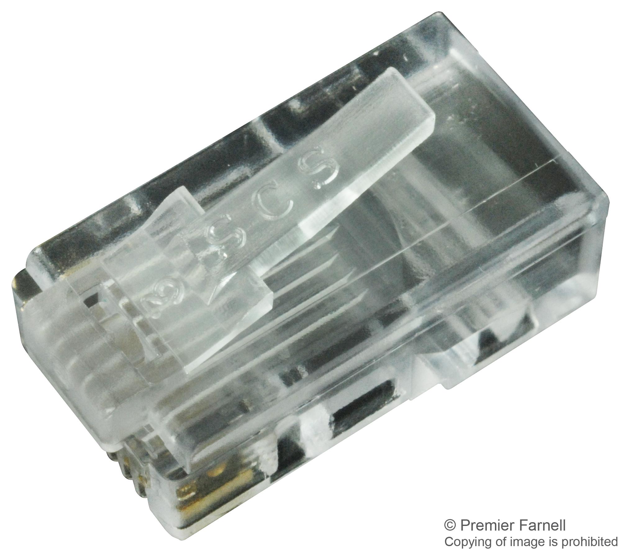 937-SP-301010R CONNECTOR, RJ50, PLUG, 10P10C, CRIMP STEWART CONNECTOR