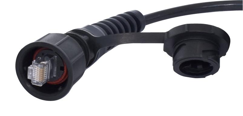 SS-39400-002 SEALED ENET, RJ45, PLUG, 8POS, CABLE STEWART CONNECTOR