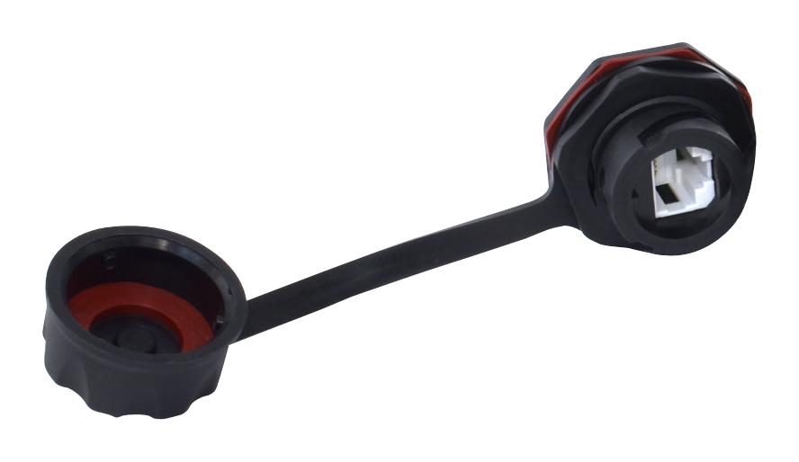 SS-60400-017 SEALED ENET, RJ45, RCPT, 8POS, PANEL STEWART CONNECTOR