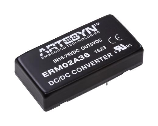 ERM00B110 DC-DC CONVERTER, 12V, 0.83A ARTESYN EMBEDDED TECHNOLOGIES