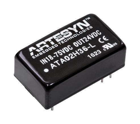 ATA02B18-L DC-DC CONVERTER, 12V, 0.665A ARTESYN EMBEDDED TECHNOLOGIES