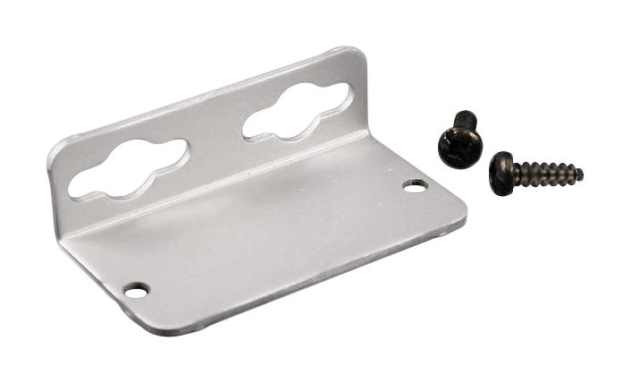 1455KF MOUNTING FLANGE, L BRACKET, ALUM, CLEAR HAMMOND