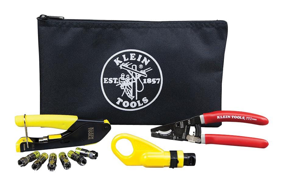 VDV026-211 COAX CABLE INSTALLATION KIT, 10PC KLEIN TOOLS