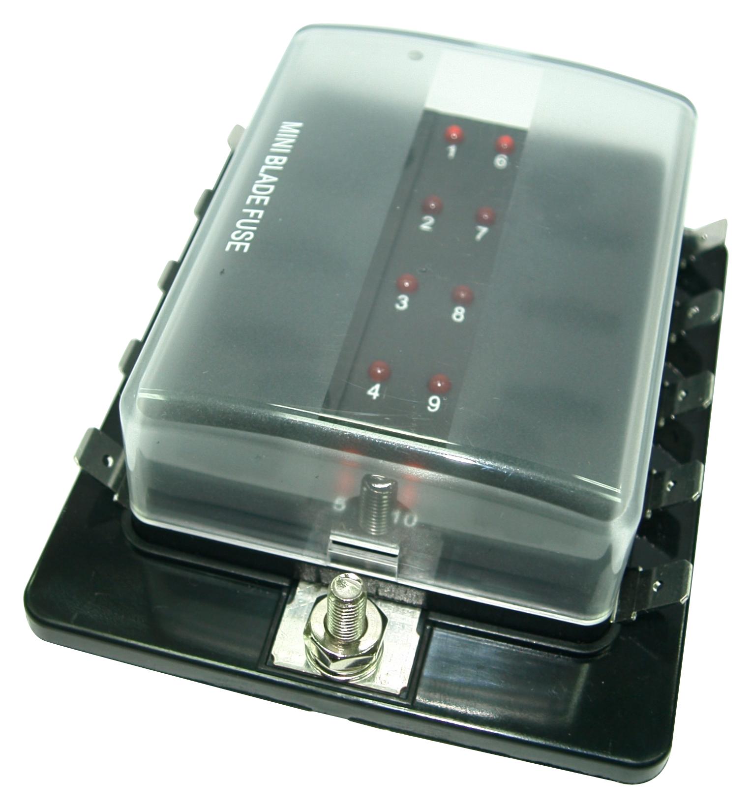 MC002795 FUSE HOLDER, MINI BLADE, 100A, 32VDC, QC MULTICOMP PRO