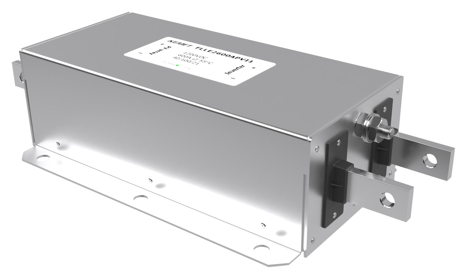 FLLE2250APVI1 EMI FILTER, 1 PHASE, 250A, 1.2KV KEMET