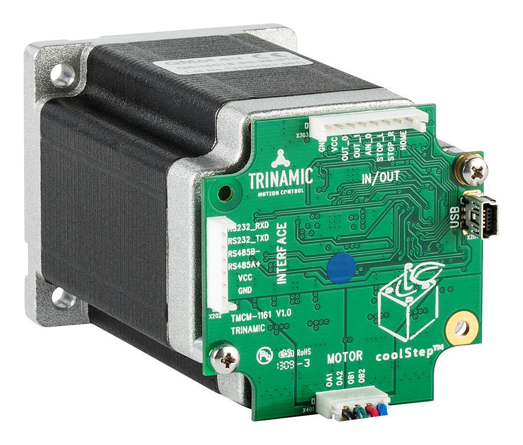 PD60-4-1161 STEPPER MOTOR WITH DRIVER, 2.8A, 3.1N-M TRINAMIC / ANALOG DEVICES