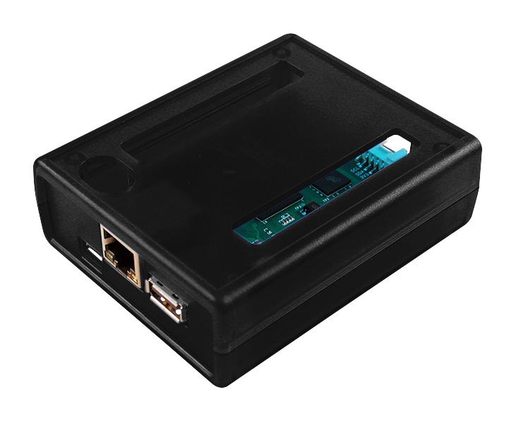 1593HAMBOGRBK DEV BOARD ENCLOSURE, ABS, BLACK HAMMOND