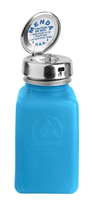 35286 DISPENSER, PUMP BOTTLE, BLUE, 180ML MENDA
