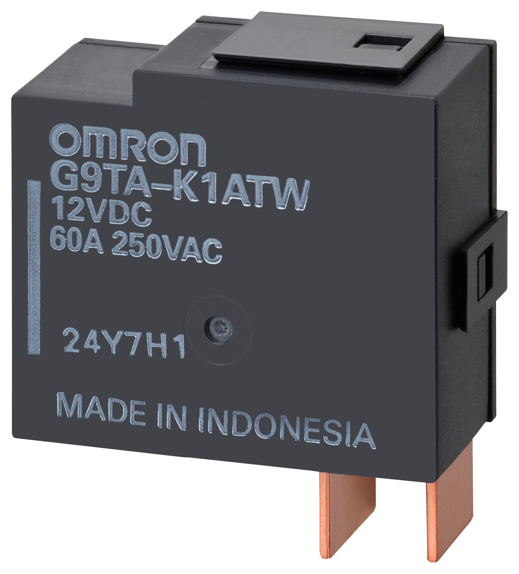 G9TA-K1ATW DC12 POWER RELAY, SPST-NO, 60A, 250V, BRACKET OMRON