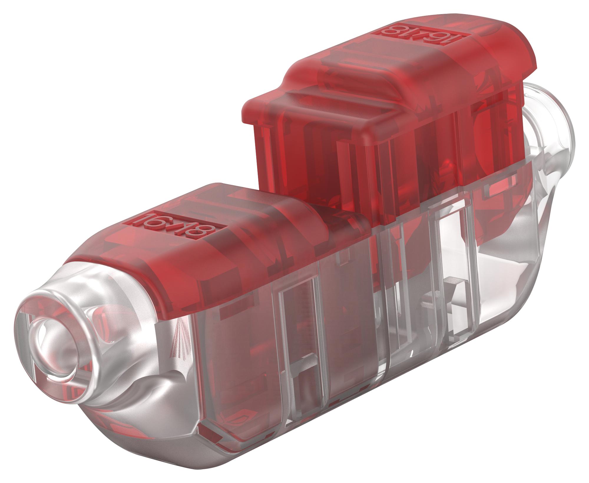 2213600-8 TERMINAL, WIRE SPLICE, 18-16AWG, RED TE CONNECTIVITY