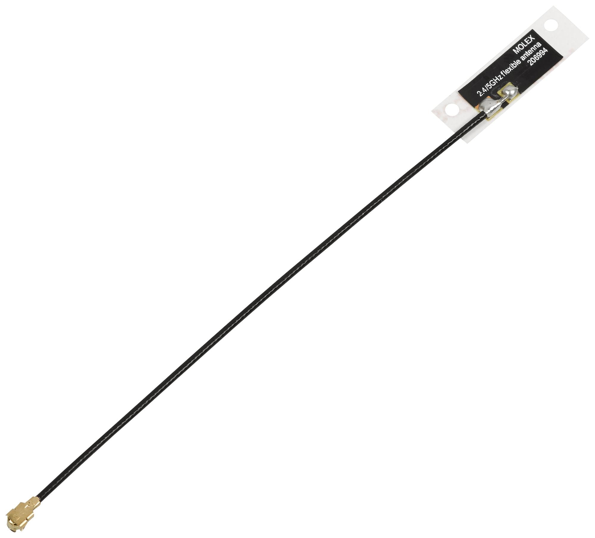206994-0100 PCB ANTENNA, LIN, 5.15-5.85GHZ, 3.6DBI MOLEX