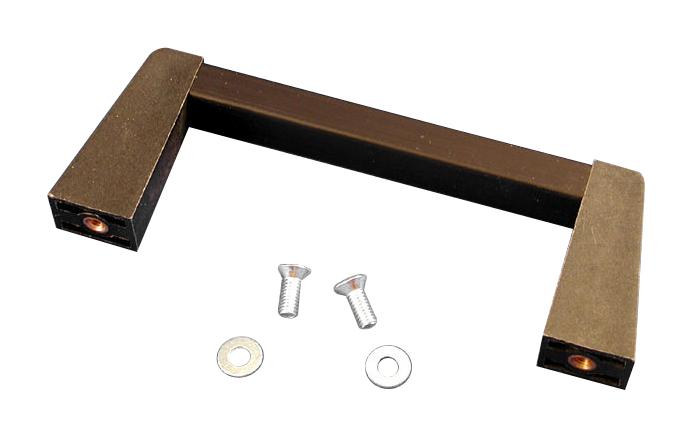 1427TBB HANDLE, ALUMINIUM, M4 X 10, BLACK HAMMOND