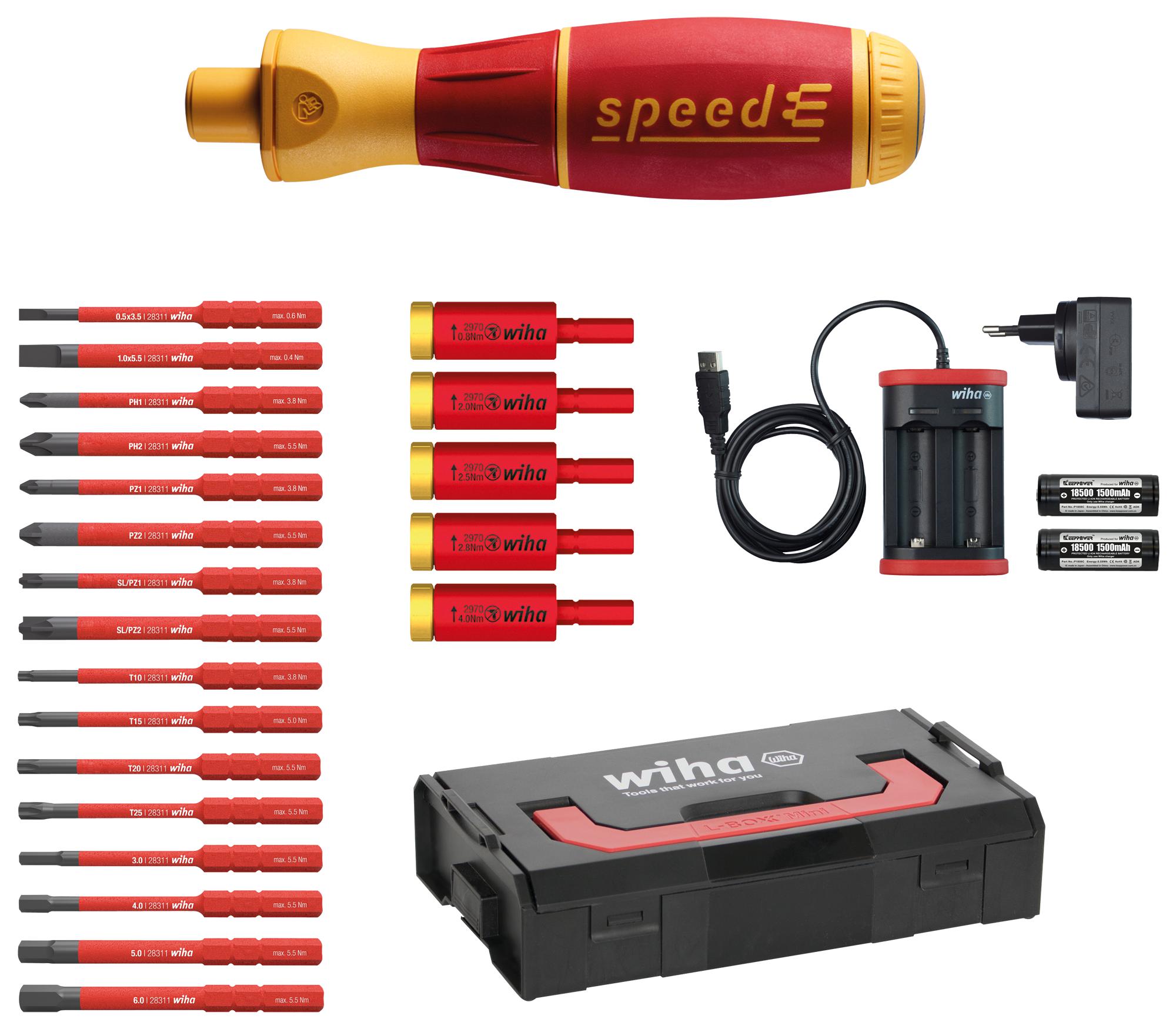 41913 CORDLESS SCREWDRIVER DRILL, EU, 25PC WIHA