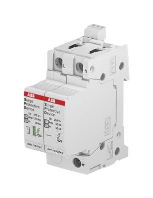 OVR T1-T2 1N 12.5-275S P TS QS MAINS SURGE PROTECTOR, 275VAC, DIN RAIL ABB - SOULE