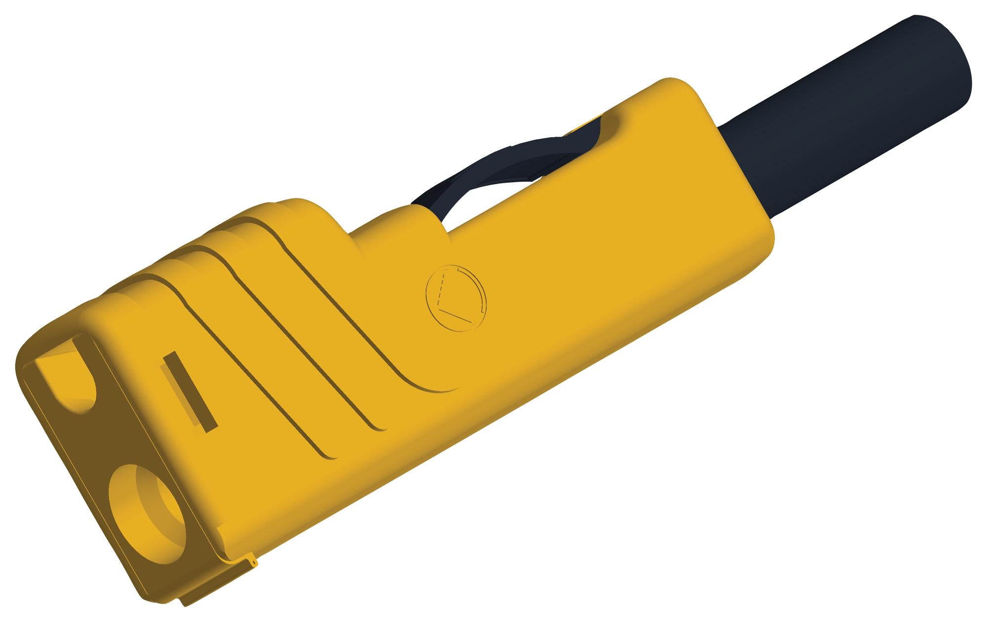 932153103 CONN, BANANA, PLUG, 30A, SCREW, YEL HIRSCHMANN TEST AND MEASUREMENT