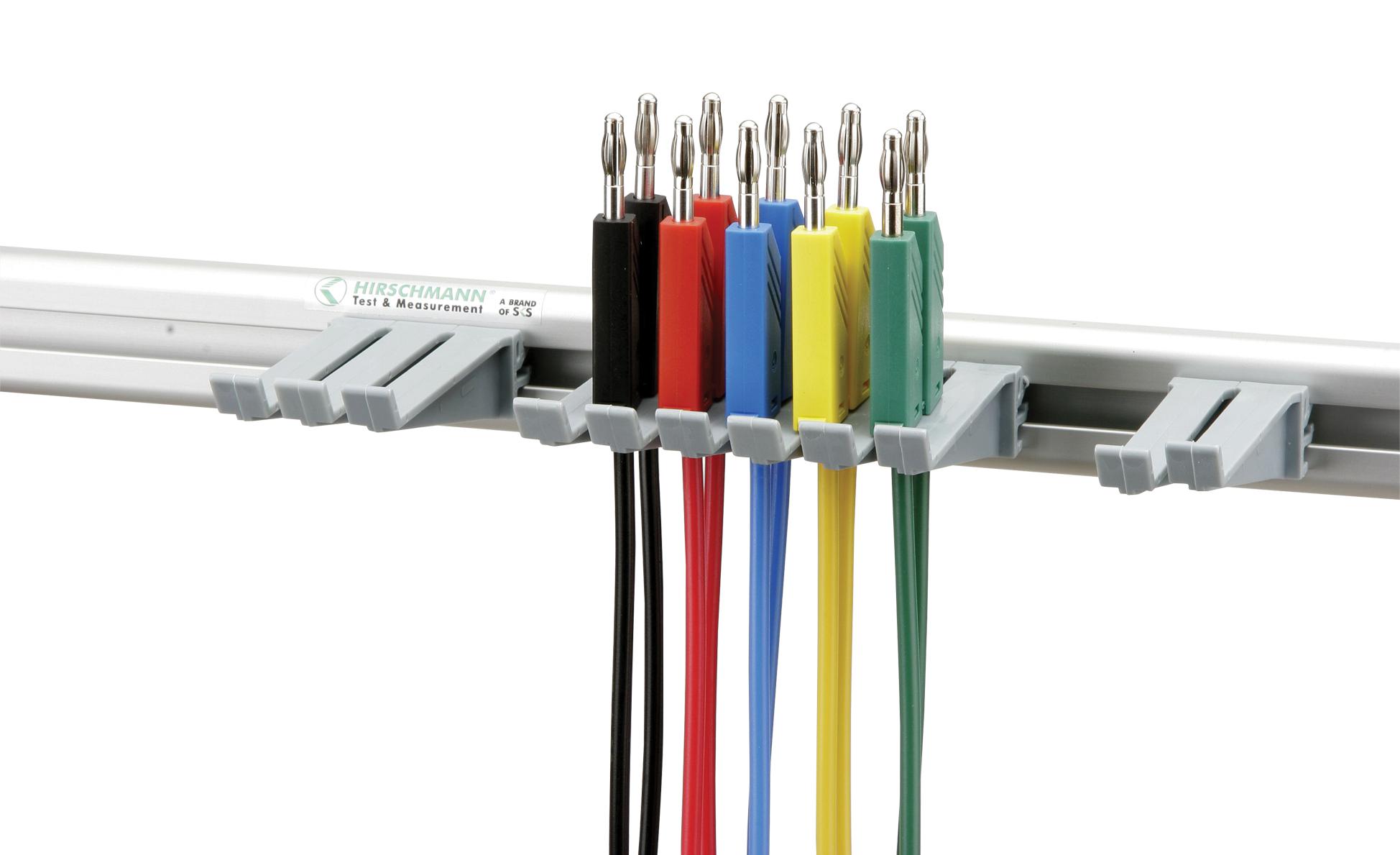 972604001 LABORATORY TEST LEAD HOLDER, 11PC HIRSCHMANN TEST AND MEASUREMENT