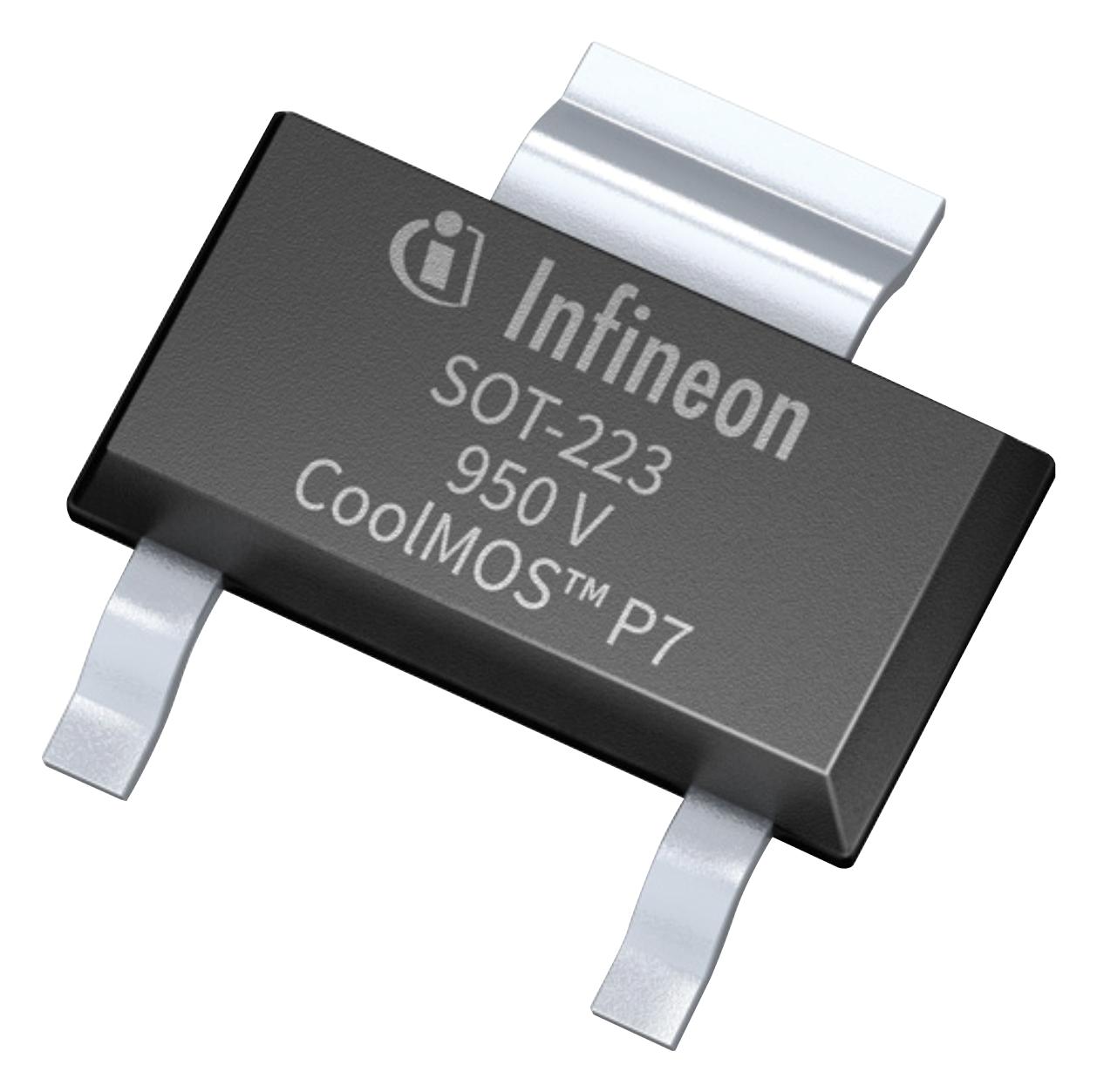 IPN95R1K2P7ATMA1 MOSFET, 950V, 6A, 150DEG C, 7W INFINEON