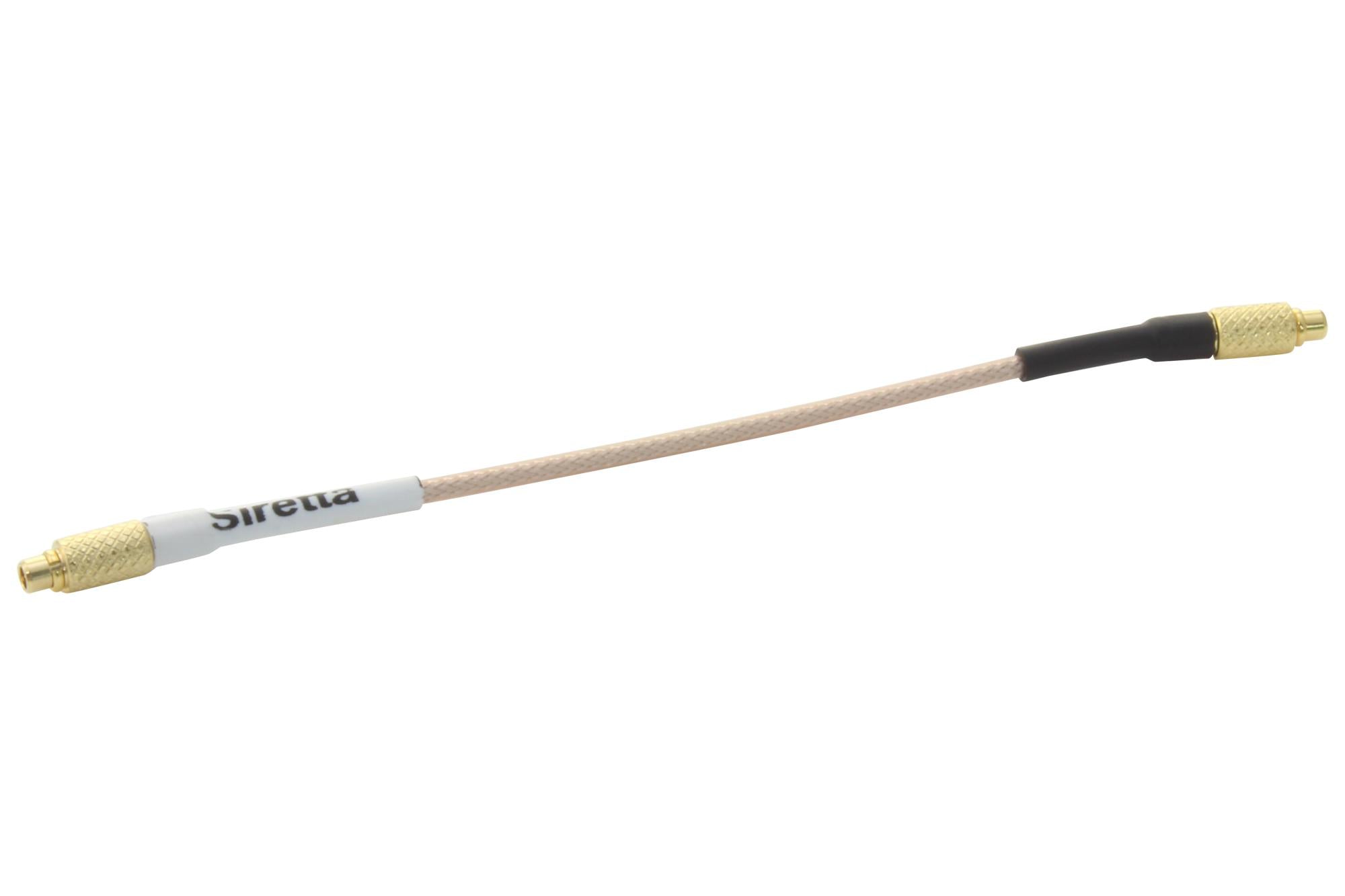 ASML010L178S11 RF CABLE ASSY, MMCX PLUG-PLUG, 100MM SIRETTA