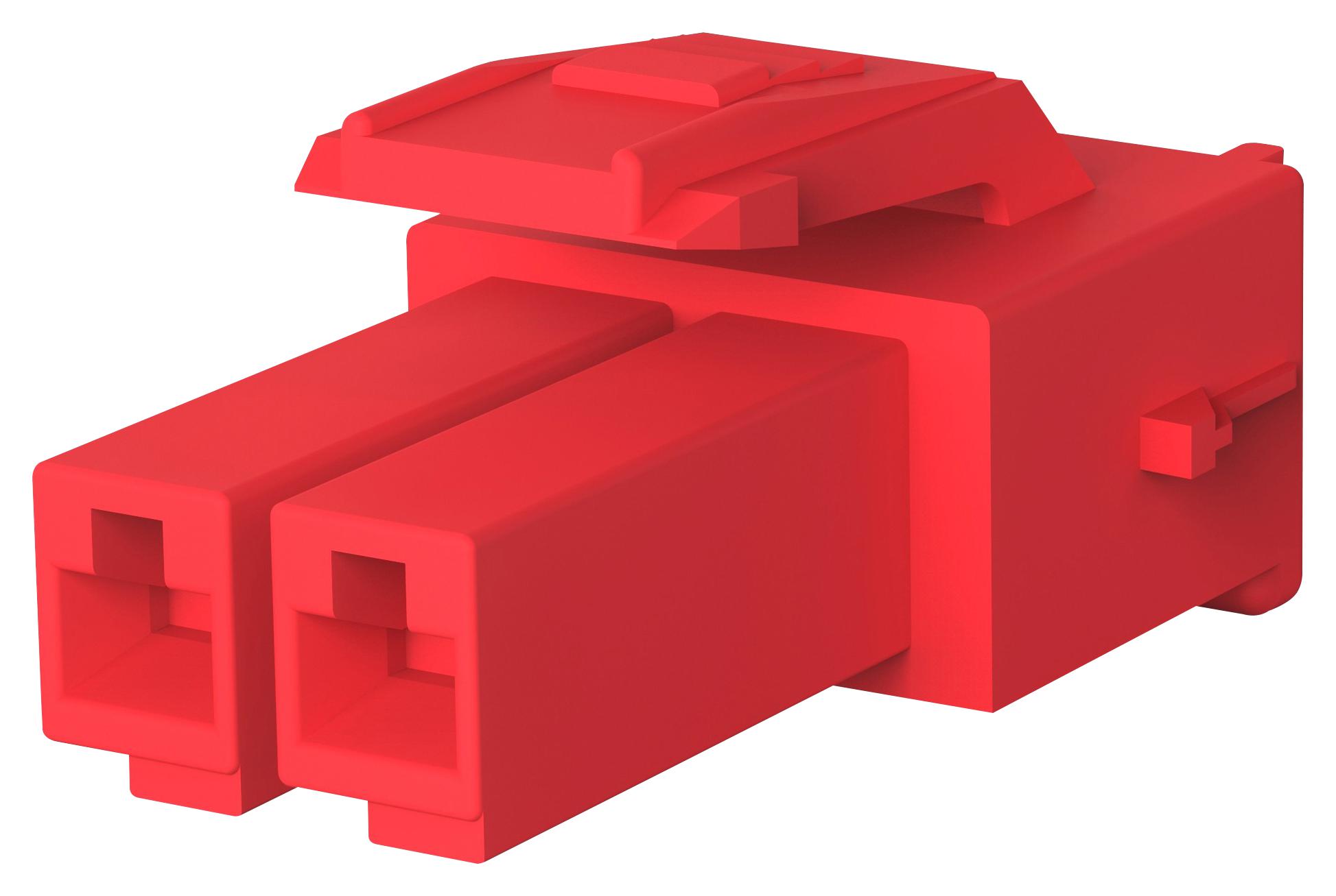 2005247-2 PLUG HOUSING, 2POS, PA 66, NATURAL TE CONNECTIVITY