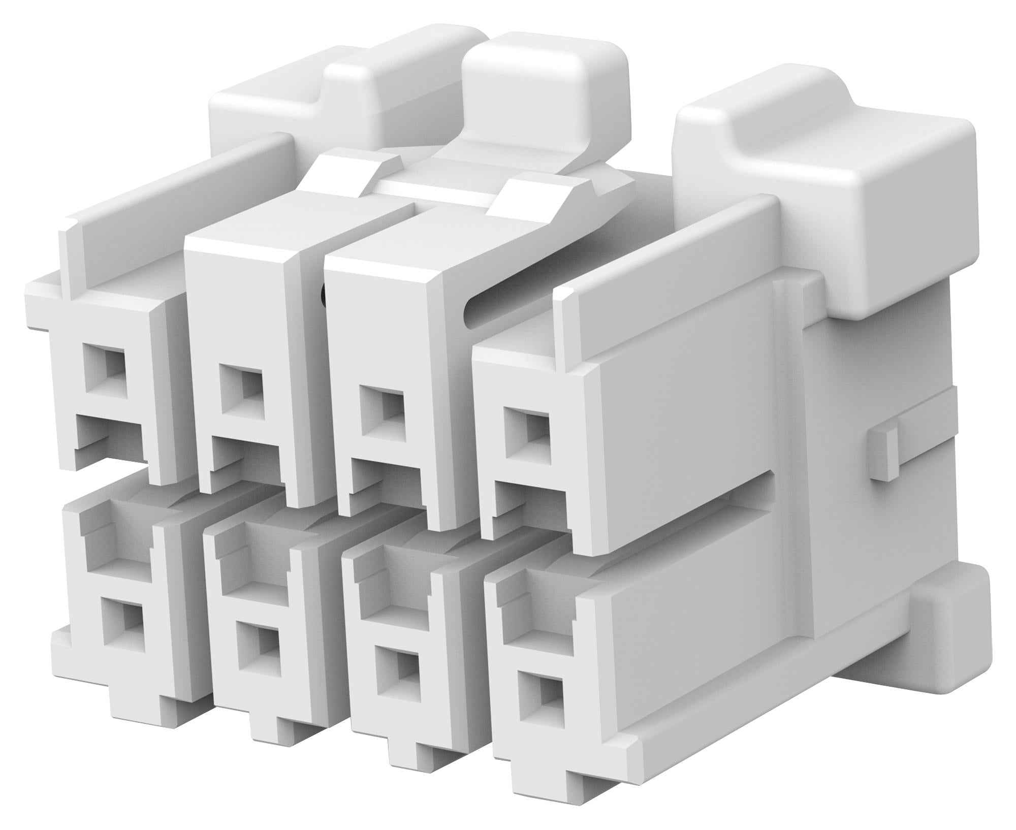 1-1971905-4 CONN HOUSING, HEADER, 8POS, 2ROW, 3.3MM TE CONNECTIVITY