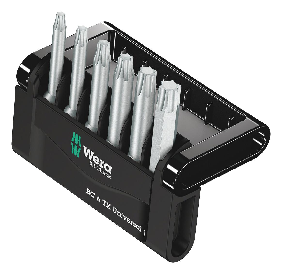 05056472001 HEX BIT SET, TORX, 6PC WERA
