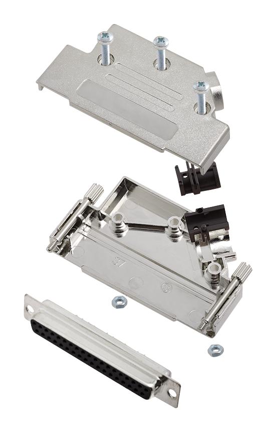 L17D45PK-M-37+L77SDC37S D SUB CONNECTOR, RCPT, 37POS, SOLDER AMPHENOL ICC