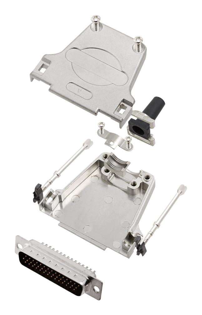 L17DTZF25-LJS-RG+L717HDB44P HD-D SUB CONNECTOR, PLUG, 44POS, SOLDER AMPHENOL ICC