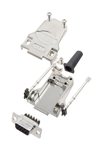 L17DTZF15-LJS-RG+L77DA15SST D SUB CONNECTOR, RCPT, 15POS, SCREW AMPHENOL ICC