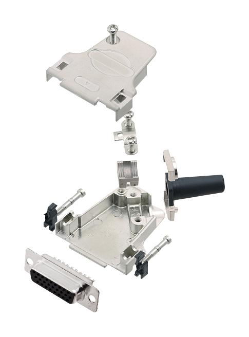 L17D45ZF15-RG+L77HDA26S HD-D SUB CONNECTOR, RCPT, 26POS, SOLDER AMPHENOL ICC