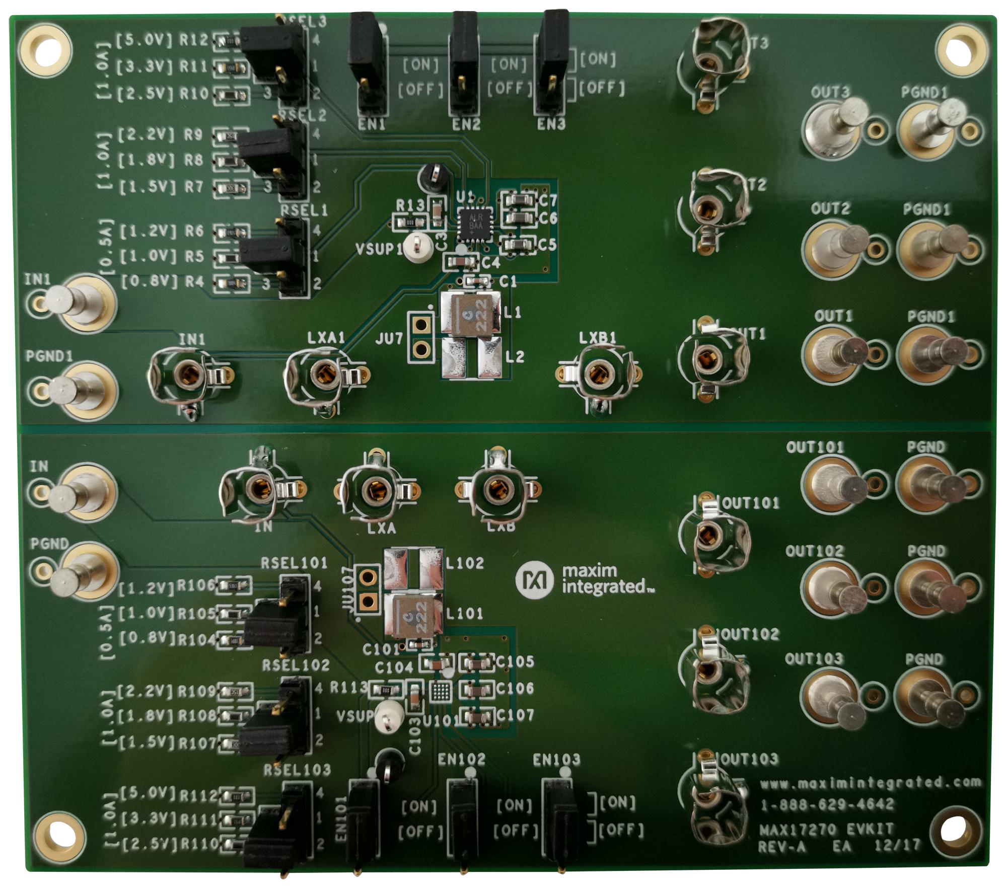 MAX17270EVKIT# EVAL BOARD, SIMO BUCK-BOOST REGULATOR MAXIM INTEGRATED / ANALOG DEVICES