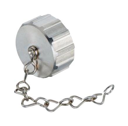 09156009102 DUST COVER W/CHAIN, M23, BRASS HARTING